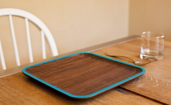 Assiette en noyer, David Rasmussen – Image 3