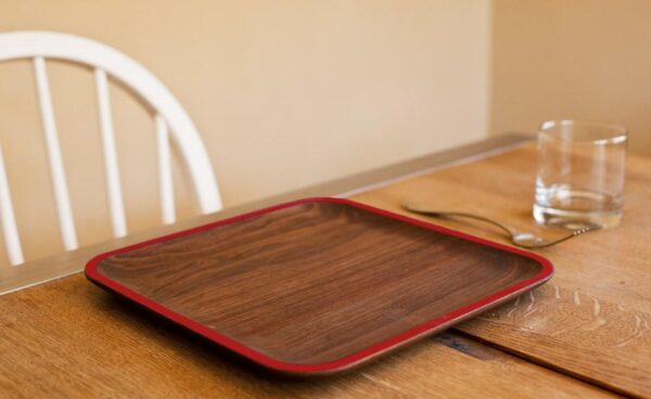 Assiette en noyer, David Rasmussen – Image 2