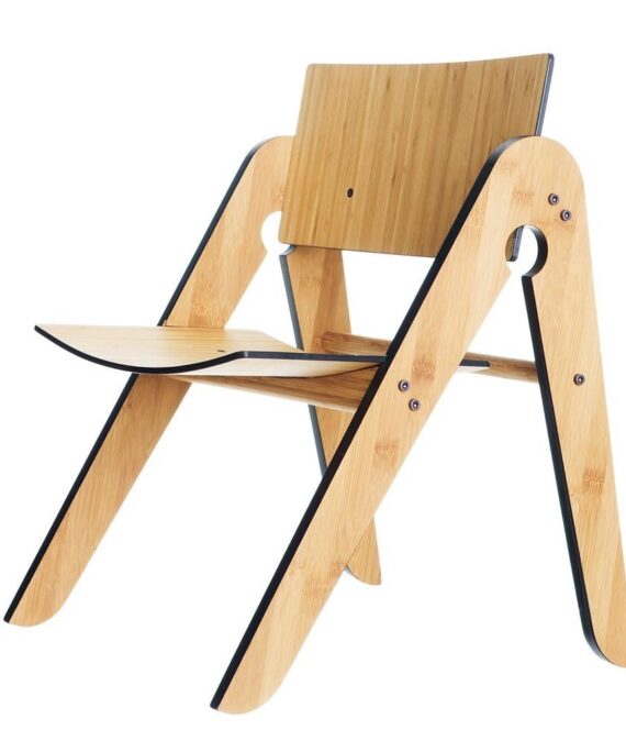 Chaise Lilly noire WeDoWood