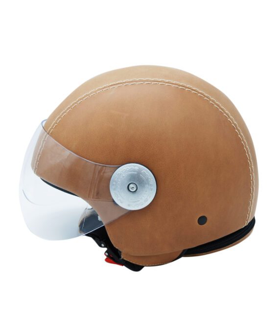 Casque en cuir "Havane Vintage" Andrea Cardone