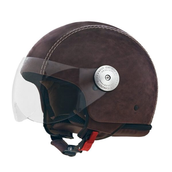 Casque en cuir "Brown Vintage" Andrea Cardone – Image 4