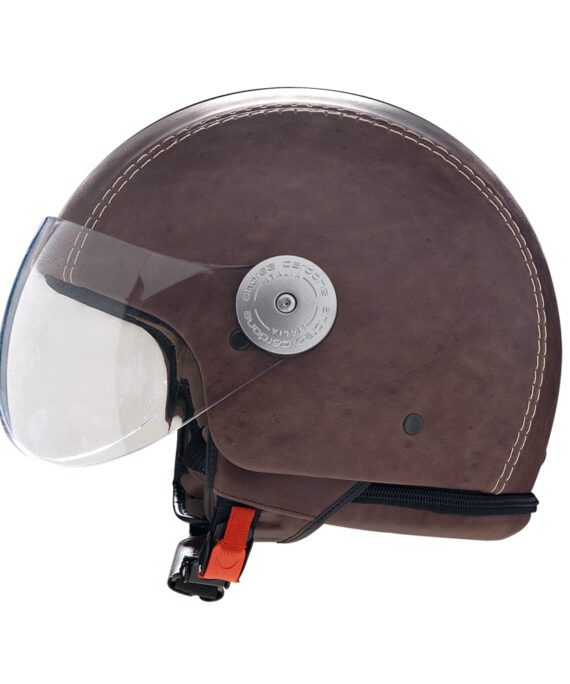 Casque en cuir "Brown Vintage" Andrea Cardone