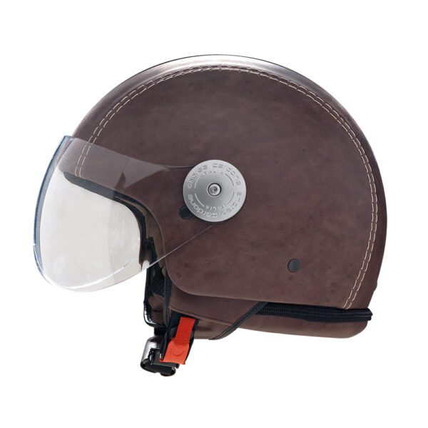 Casque en cuir "Brown Vintage" Andrea Cardone