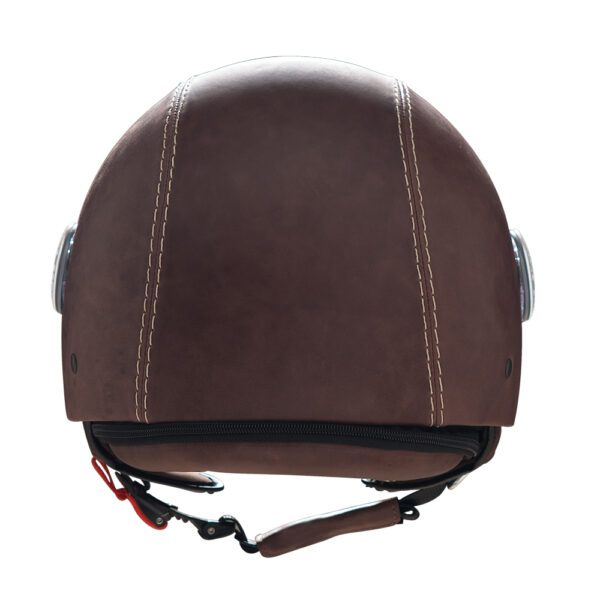 Casque en cuir "Brown Vintage" Andrea Cardone – Image 3