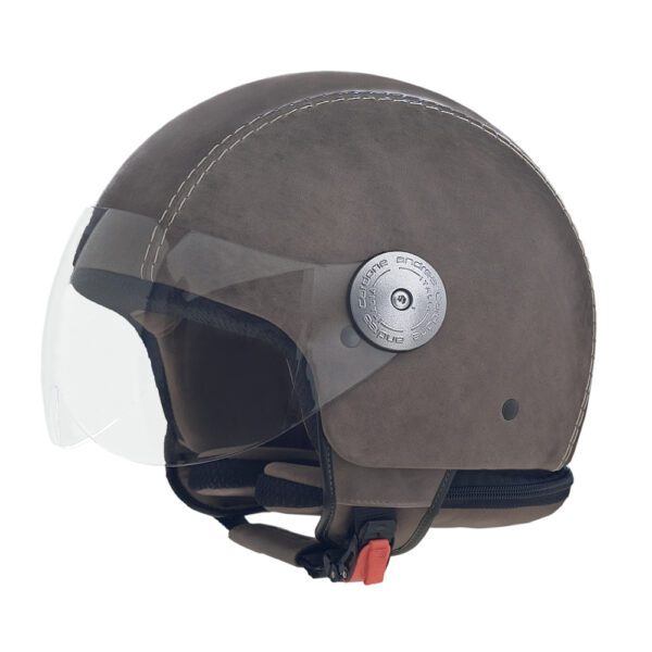 Casque en cuir "Grey Vintage" Andrea Cardone – Image 4