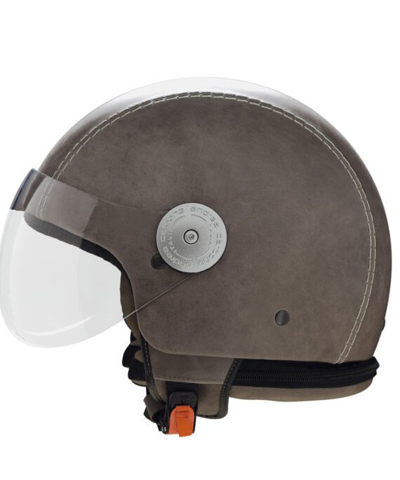 Casque en cuir "Grey Vintage" Andrea Cardone