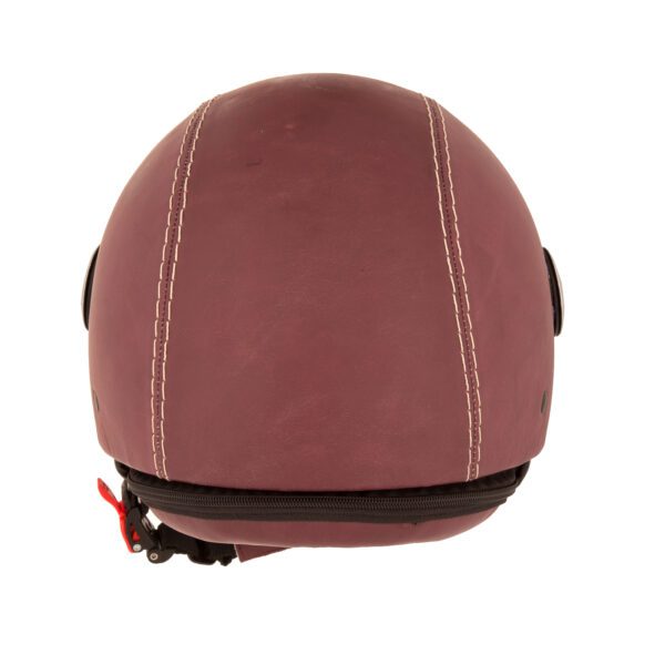 Casque en cuir "Bordeaux Vintage" Andrea Cardone – Image 3
